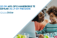 Hoe om 40% op e-handboeke te bespaar as jy by FNB bank